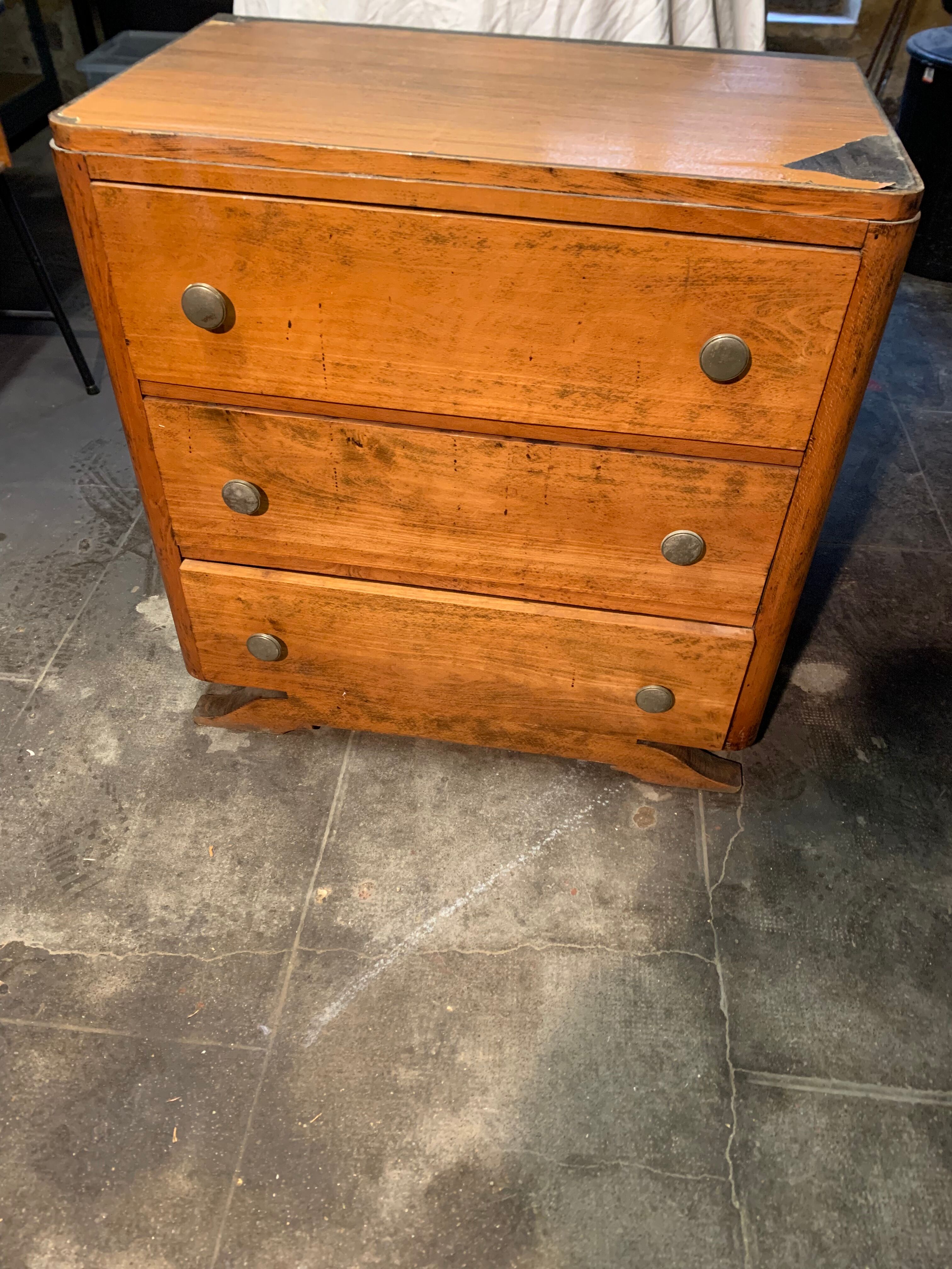 Chest of drawers mustache