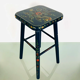 Painted vintage stool