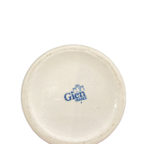 Vase cornet gien blanc bleu