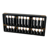 Black wooden Chinese abacus