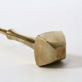 Vintage brass fireplace accessory set