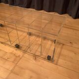 Lucite mobile table, audio, 1970s