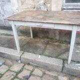 Natural patina farm table