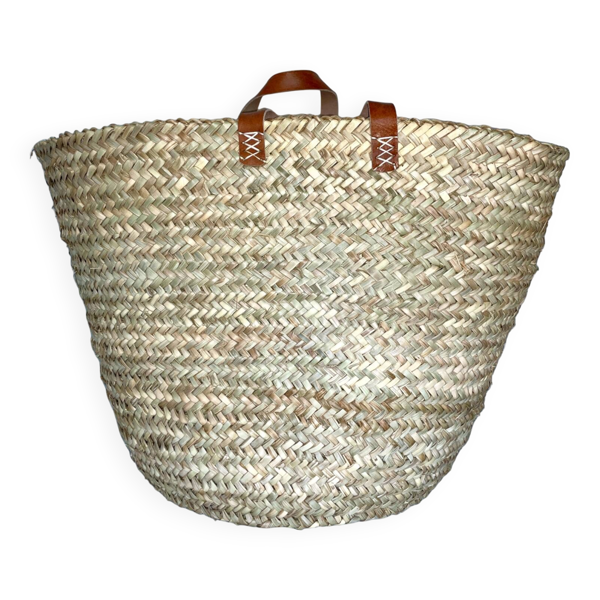 Natural palm basket