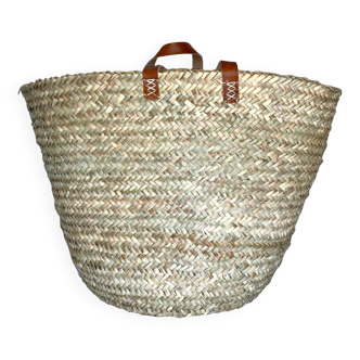 Panier en palmier naturel