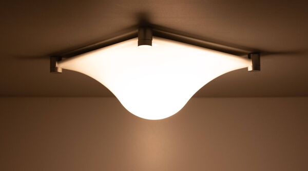 Applique ou plafonnier Martinelli Luce Bolla des années 1970, Italie