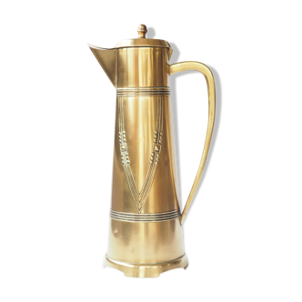 Viennese brass art deco coffee maker