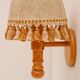 1970s Scandinavian Wall Sconce by Solbackens Svarveri in Pine