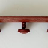 Art deco wall coat rack in bakelite 50s/60s