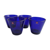 Kaj Franck Kartio cobalt Litalla glasses