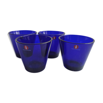 Kaj Franck Kartio cobalt Litalla glasses