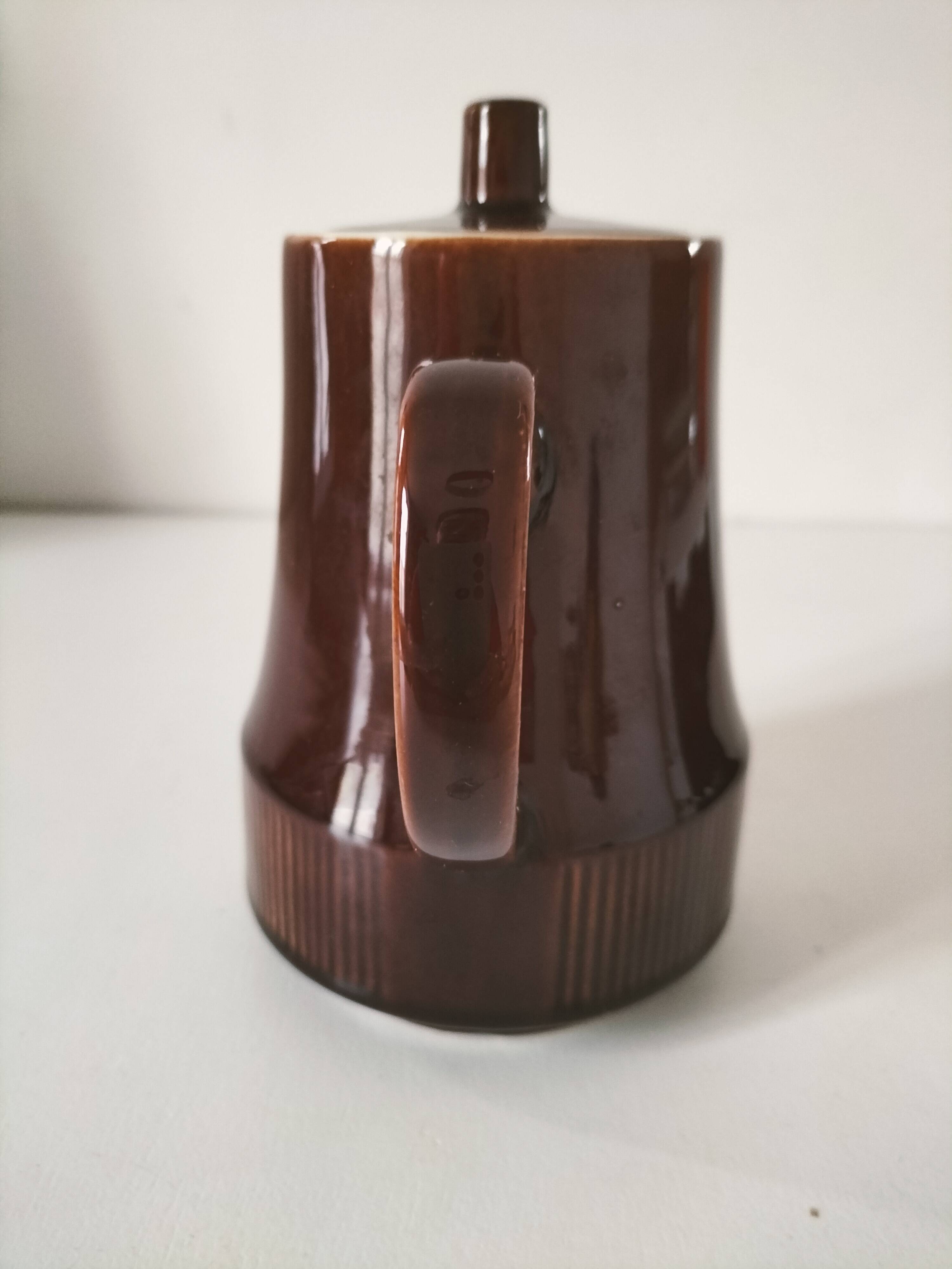 Vintage Melitta chocolate brown coffee maker – 1970s