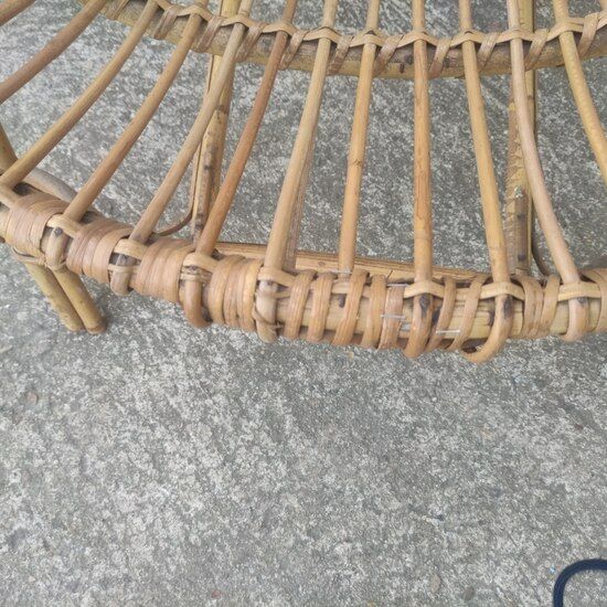 Bamboo armchair