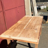 Table de ferme pied fuseau