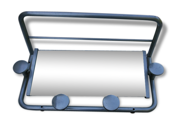 Patere porte manteau aluminiun annee 60