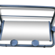 Patere porte manteau aluminiun annee 60