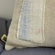 Handmade cushion in vintage fabric, Kilim style - Double-sided