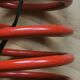Red spring lamp foot