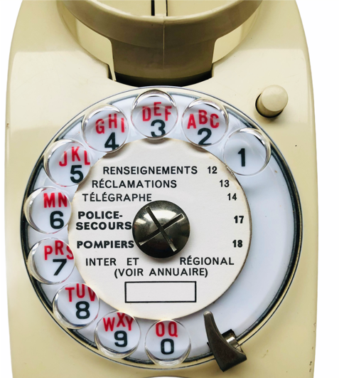 70s vintage dial CIT phone