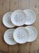6 assiettes plates vintage faïence de Gien modèle Marie-Claire