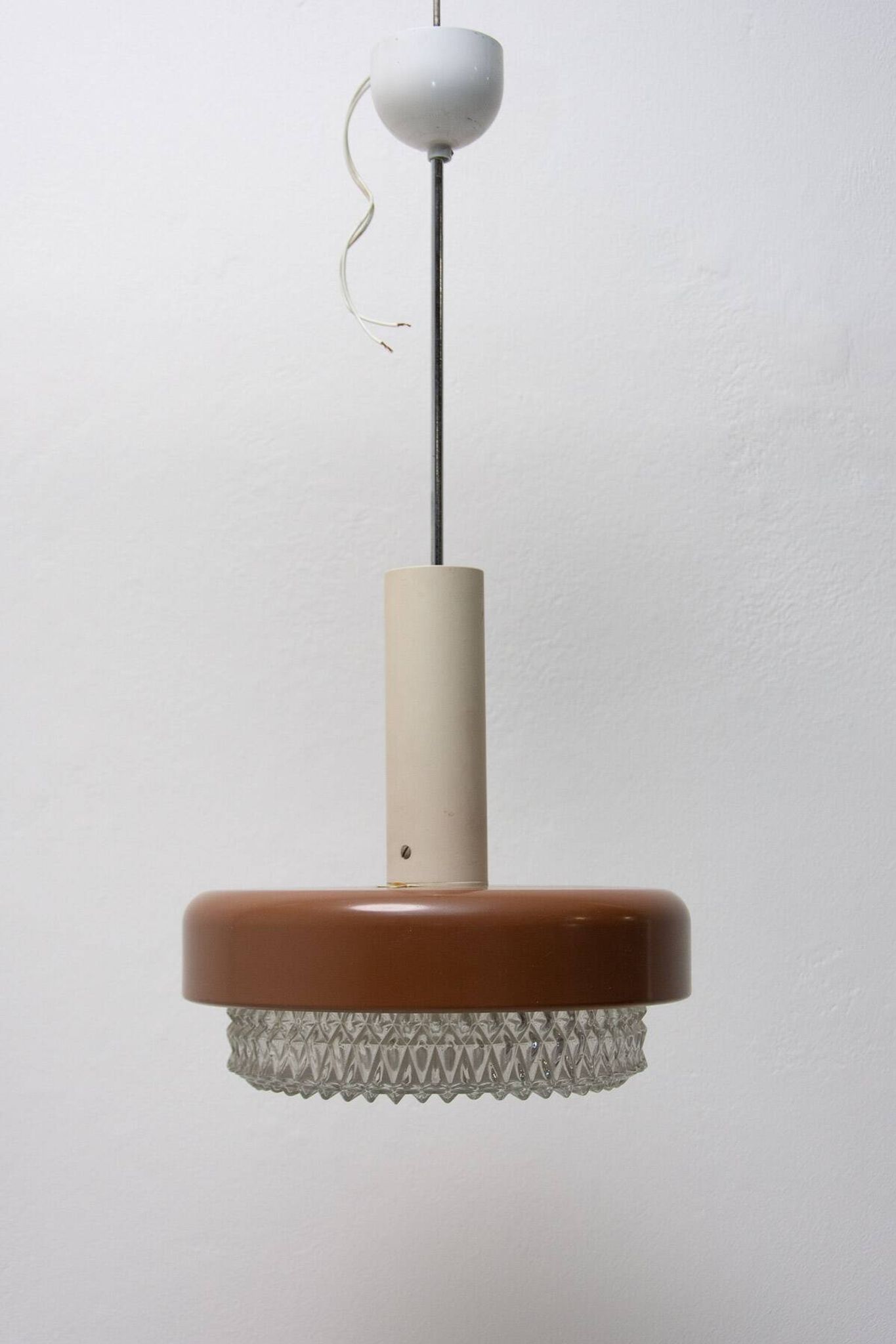 Mid century hanging lamp, Czechoslovakia, 1970´s
