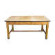 Large farm table year 50, 6 drawers