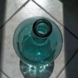 Demijohn touque bonbonne bottle blue bluish glass