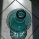 Demijohn touque bonbonne bottle blue bluish glass