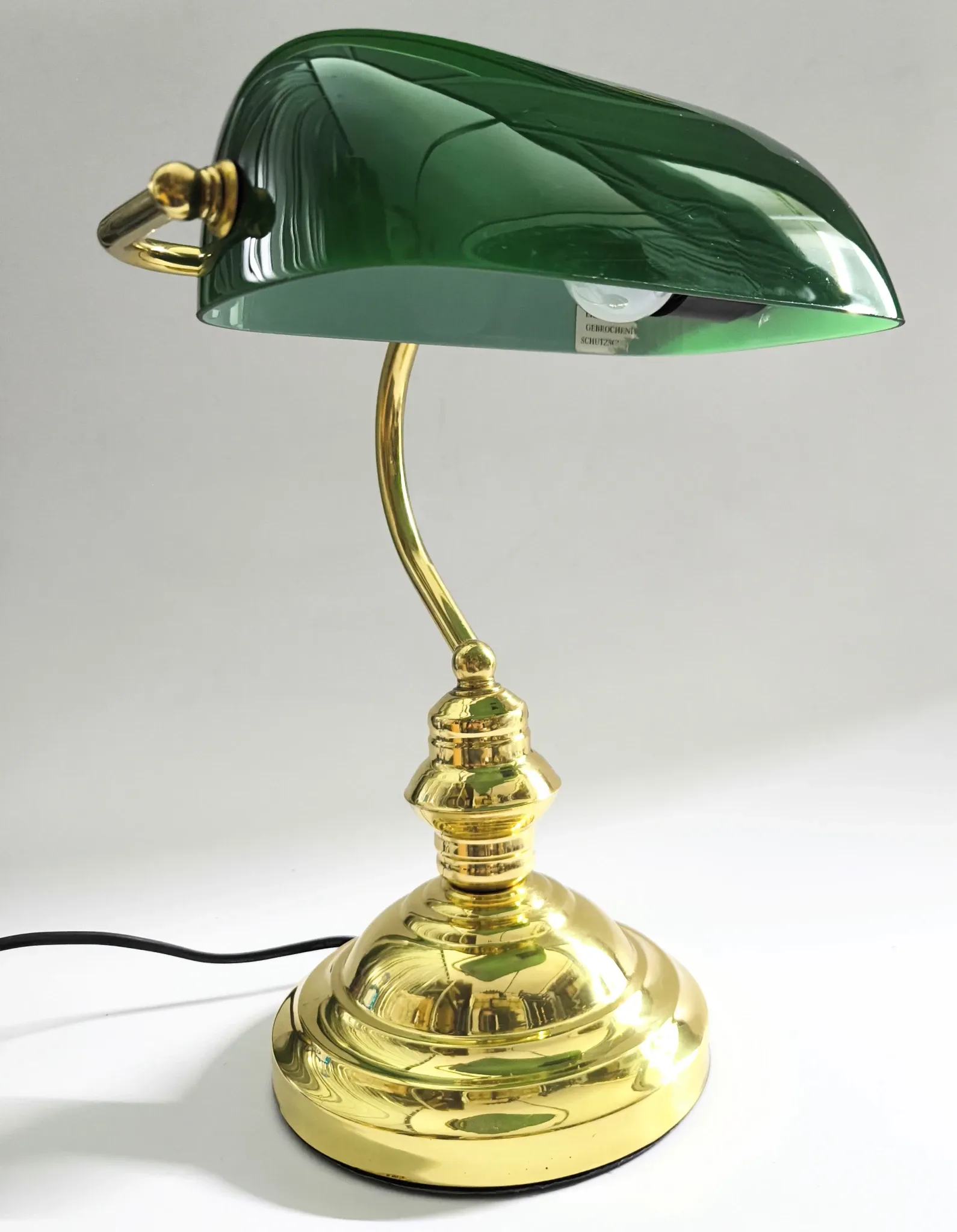 Lampe de banquier du XXe siècle