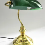 Lampe de banquier du XXe siècle