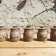 5 spice pots in Vallauris sandstone