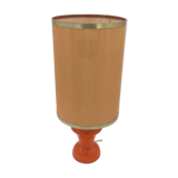 Orange ceramic lamp