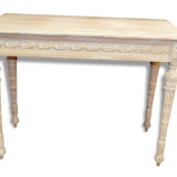 Console style louis XVI in patinated wood