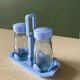 Vintage salt shaker and pepper shaker