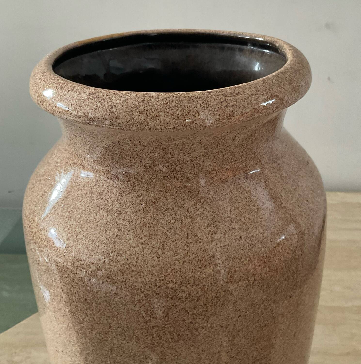 Grand vase Scheurich Germany en grès émaillé