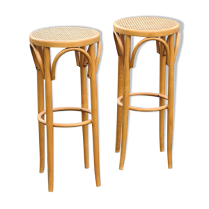 Paire tabourets hauts