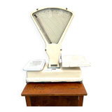 Antique double-sided scale grocery counter