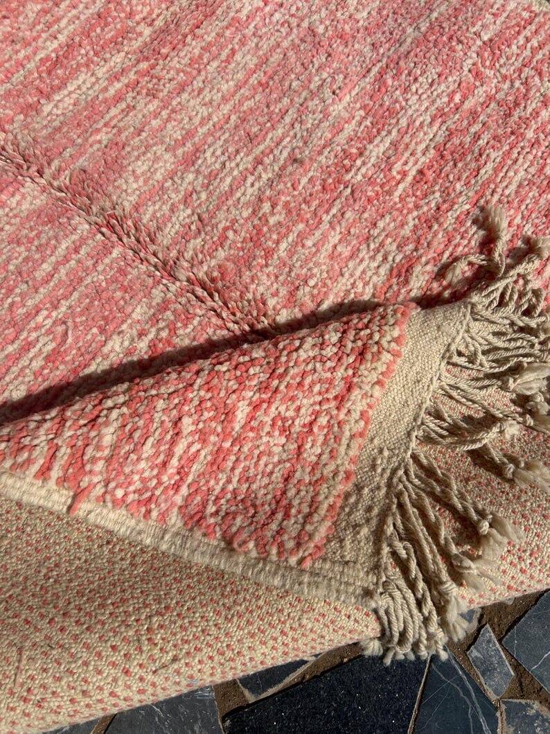 Handmade pure wool rug, size 100 x 200 cm