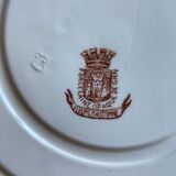 Gien porcelain round serving dish