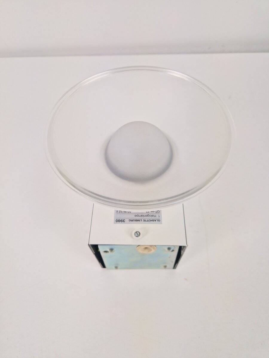 Minimalist 3980 Wall Lamp from Glashütte Limburg, 1970s