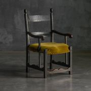 Rustic Folk Art Armchair, France, 19th Century
