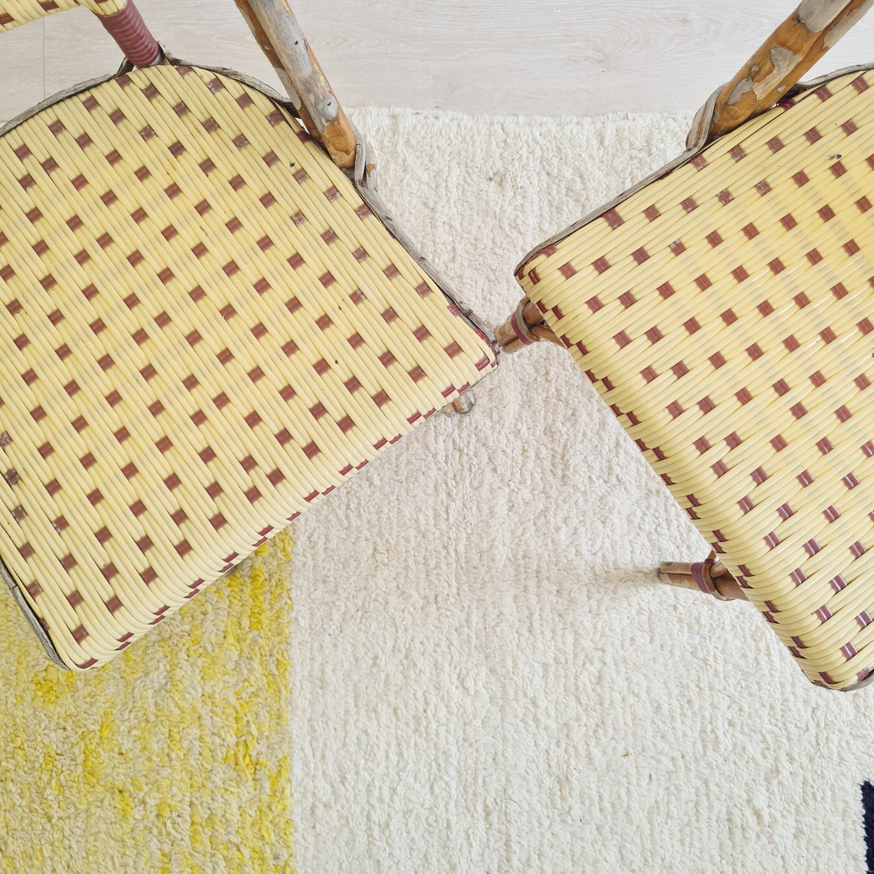 Hardy rattan bistro chairs