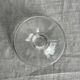Set of 10 small vintage glass ice cream bowls.