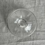 Set of 10 small vintage glass ice cream bowls.