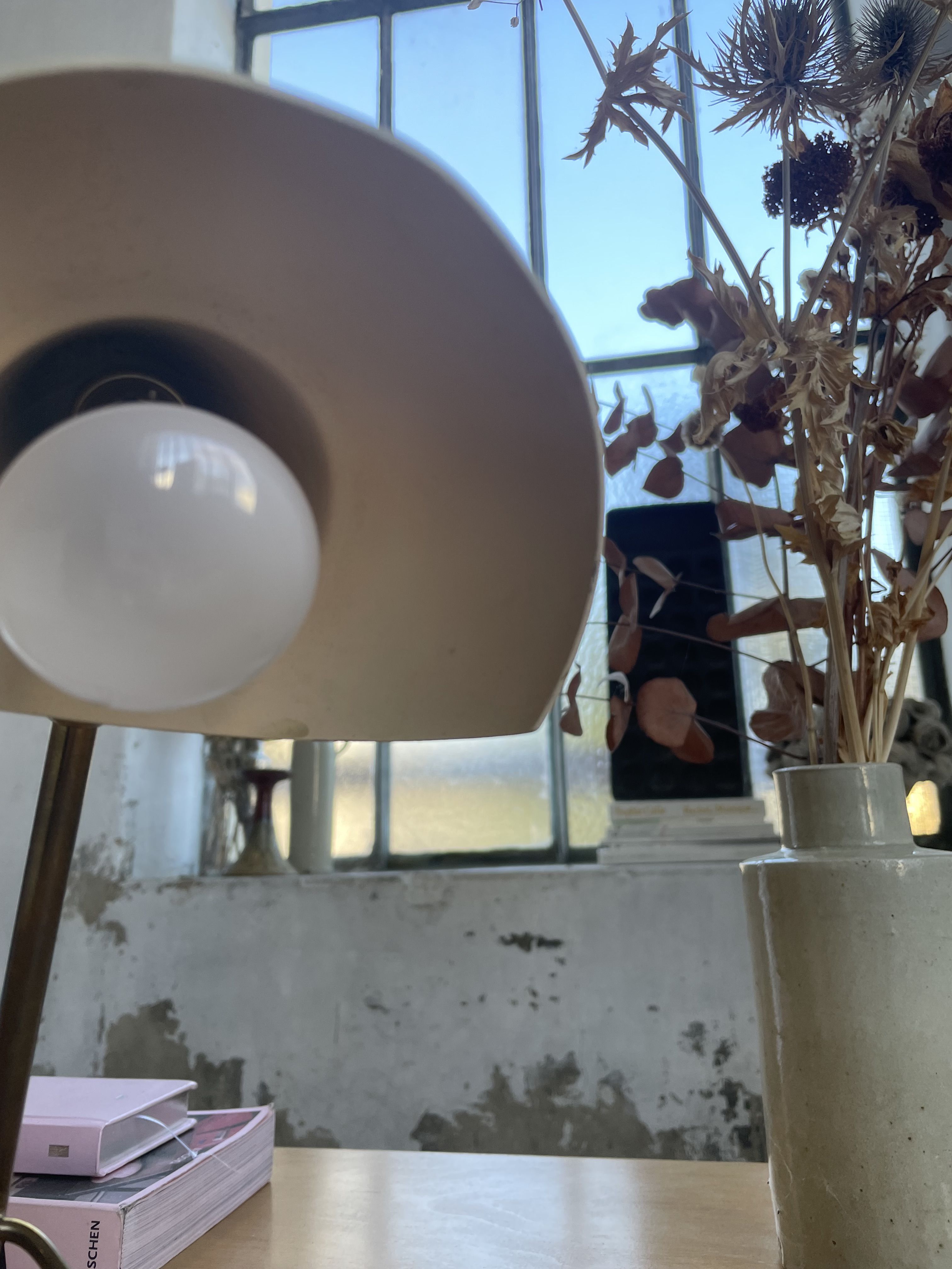 Lampe de bureau cocotte jaune