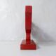 vintage painted wooden candlestick Scandinavian style