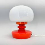 Mid Century All-Glass Table Lamp by Osvetlovaci, Czechoslovakia