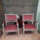 Pair of Louis XVI style armchairs