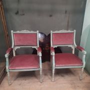 Paire de fauteuil de style Louis XVI