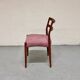 5x chaises de salle à manger en teck par johannes andersen pour uldum, années 1960